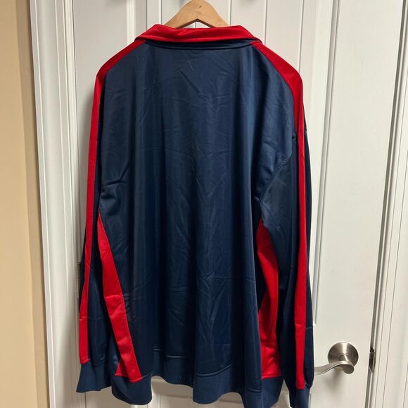 NFL Team NEW ENGLAND PATRIOTS Zippered Embroidered Warm-Up Jacket BLUE Sz 3XL - Picture 5 of 6